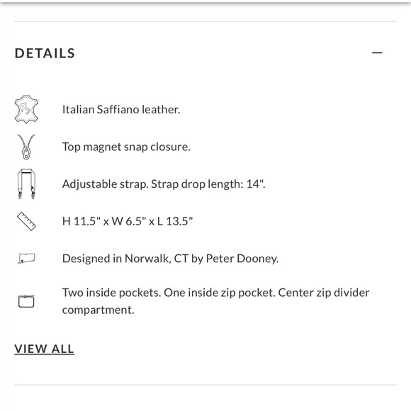 Dooney & Bourke Italian Soffiano leather - Picture 3 of 9